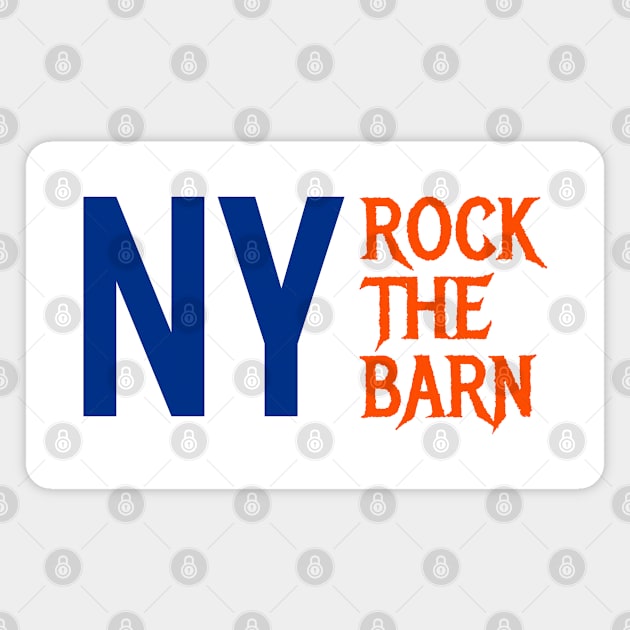 ny rock the barn Magnet by Alsprey31_designmarket